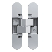 Anselmi Invisible Hinge<br />AN 161 3D FVZ 14/40 AN 036 - Anselmi Concealed Hinge - Aluminium Chrome, for flush residential doors with recessed frame facings